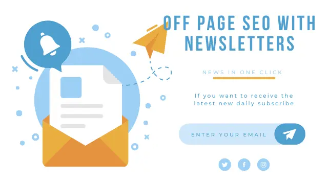 Off page SEO with Newsletters